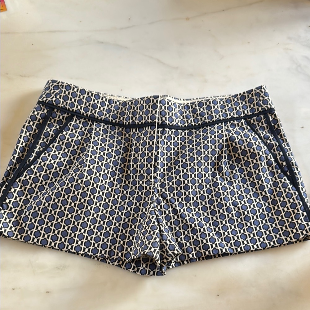 J. Crew Blue and White Shorts